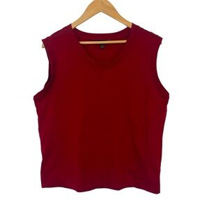 Banana Republic Red Sleeveless Top - Size M